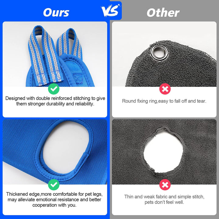 Pet Grooming Hammock for Medium/Large Dogs with Nail Clippers/Nail Trimmers/Grooming Scissors, Dog Grooming Harness for Nail Trimming, Pet Grooming Sling Helper