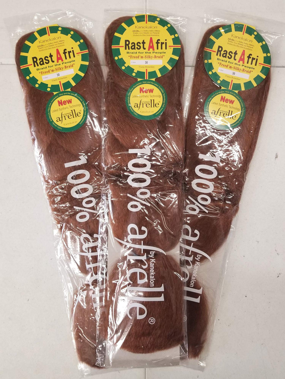 Rasta Fri Braids ( Pack of 3 ) Auburn / #30