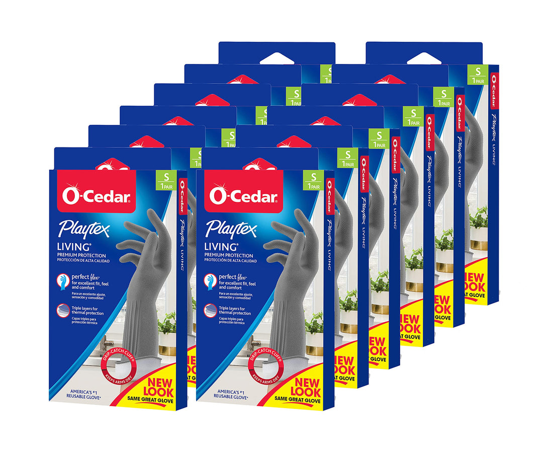 Playtex Living Reuseable Rubber Cleaning Gloves (Small,