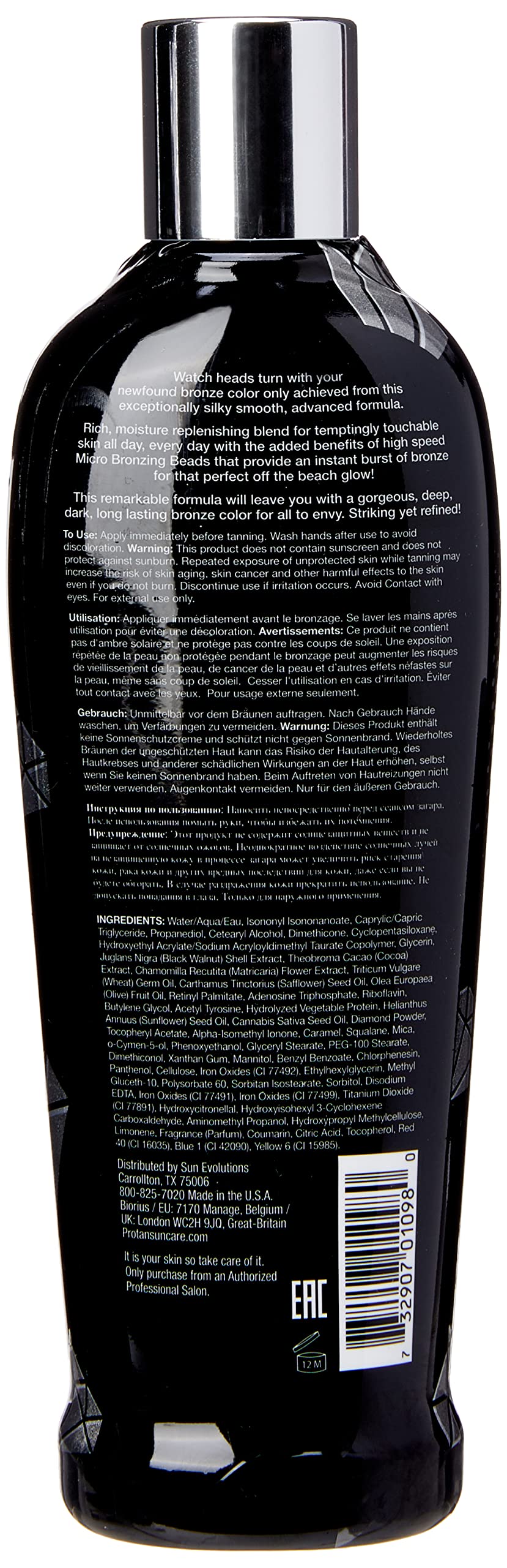 BODACIOUSLY BLACK 50XX with Bronzing Beads - 8.5 oz.