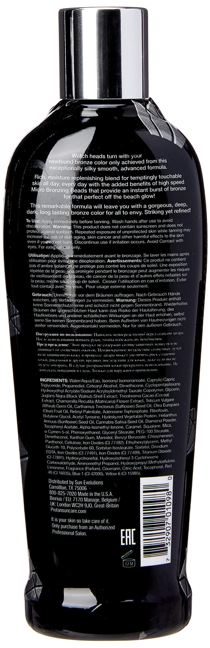 BODACIOUSLY BLACK 50XX with Bronzing Beads - 8.5 oz.