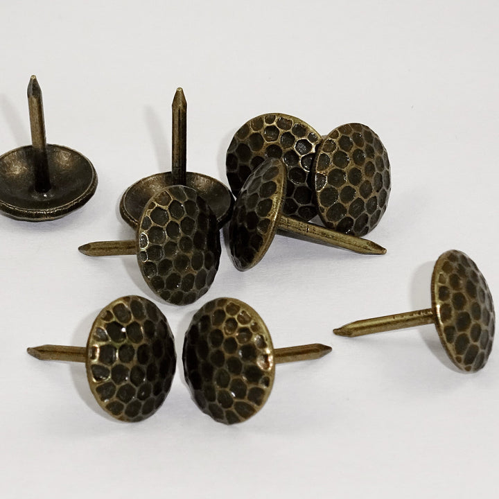 Decotacks® Honeycomb Upholstery Nails/tacks 7/16 - 100 Pcs [Antique Brass Finish], DX5711AB