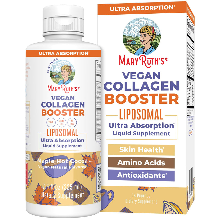 Collagen Booster Liposomal, Sugar Free, Liquid Collagen Booster with Vitamin C, Vitamin E, Zinc, Copper & Silica, Skin Care & Joint Support Supplement, Vegan, Non-GMO, 7.6 Fl Oz