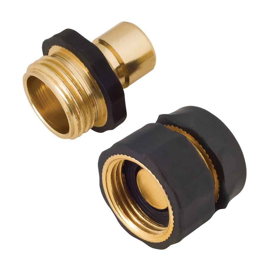 Melnor Metal 2-Piece Garden Hose Quick Connect Kit
