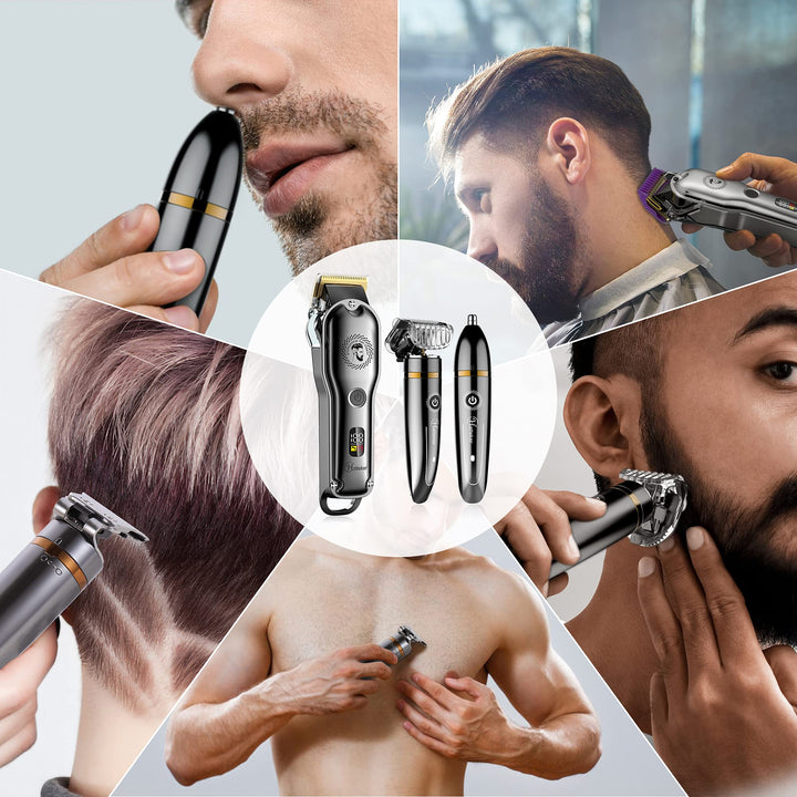 Hatteker Hair Clipper Cordless Hair Trimmer Barber Clip