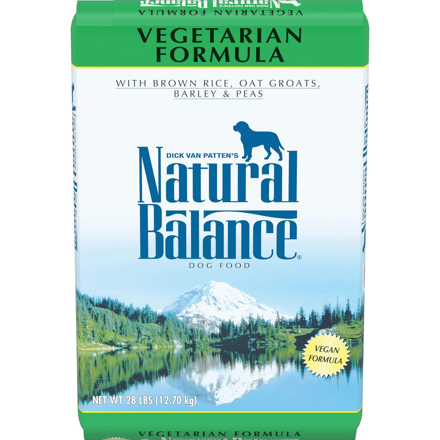 Limited Ingredient Diets Vegetarian Brown Rice, Oat Groats, Barley & Peas | Adult Dry Dog Food |Vegan | 28-lb. Bag