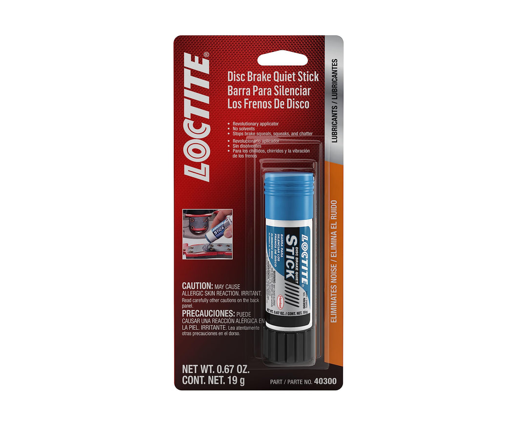Disc Brake Quiet Stick for Automotive, Stops Brake squeals, squeaks, and Chatter, Eliminates Noise, No Solvents, Water Resistant | 19 Gram Stick (PN: 40300-718808)
