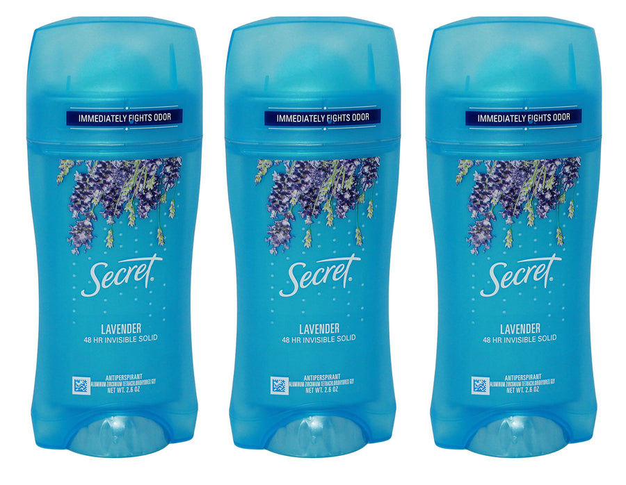 Scent Expressions Invisible Solid Deodorant Luxe Lavender 2.60 oz - Pack of 3
