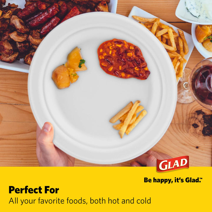 Glad Eco Compostable Compartment Plates