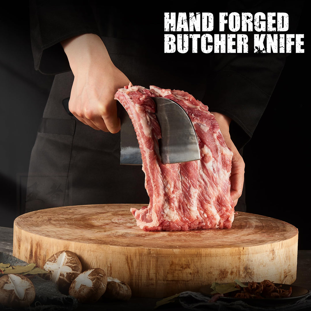 ENOKING Serbian Chef Knife 6.7 Inch, Handmade Professio