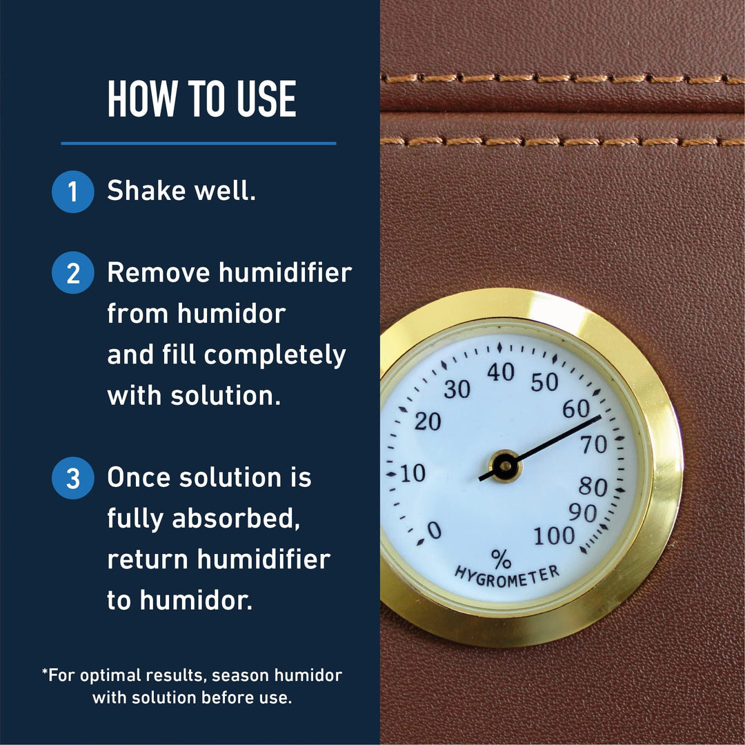 Essential Values Humidor Solution - Cigar Humidor Packe