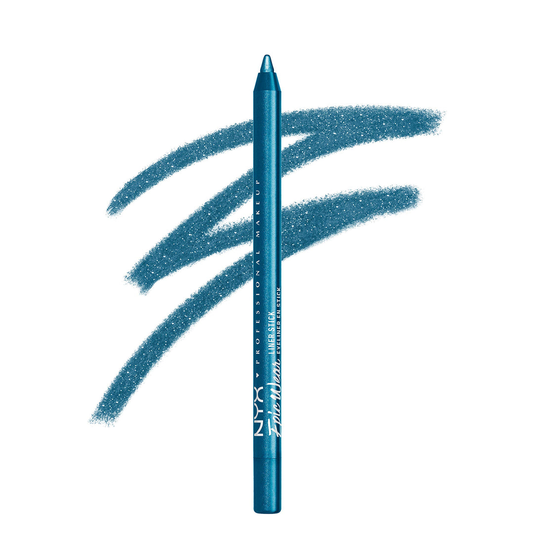 PROFESSIONAL MAKEUP Epic Wear Liner Stick, Long-Lasting Eyeliner Pencil - Turquoise Storm