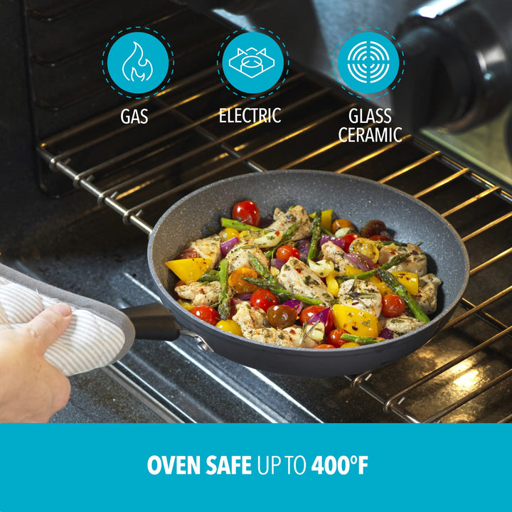 Bialetti Impact Textured Nonstick 10 Piece Oven-Safe Co