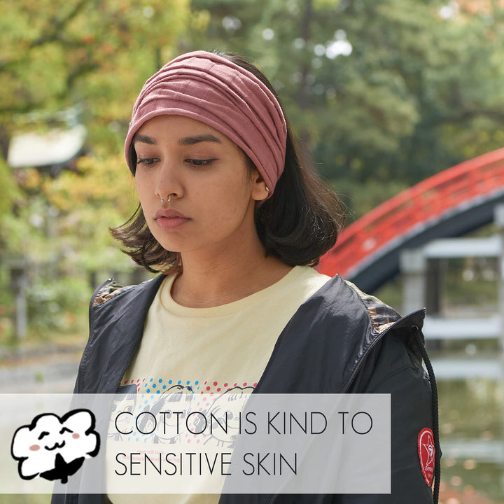 Wide Headband Bandana for Women - Mens Large Hair Turban Head Wraps Boho Band Enge