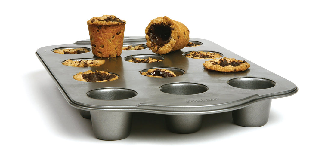 Norpro 3971 Nonstick Mini Popover Pan, 12 Count