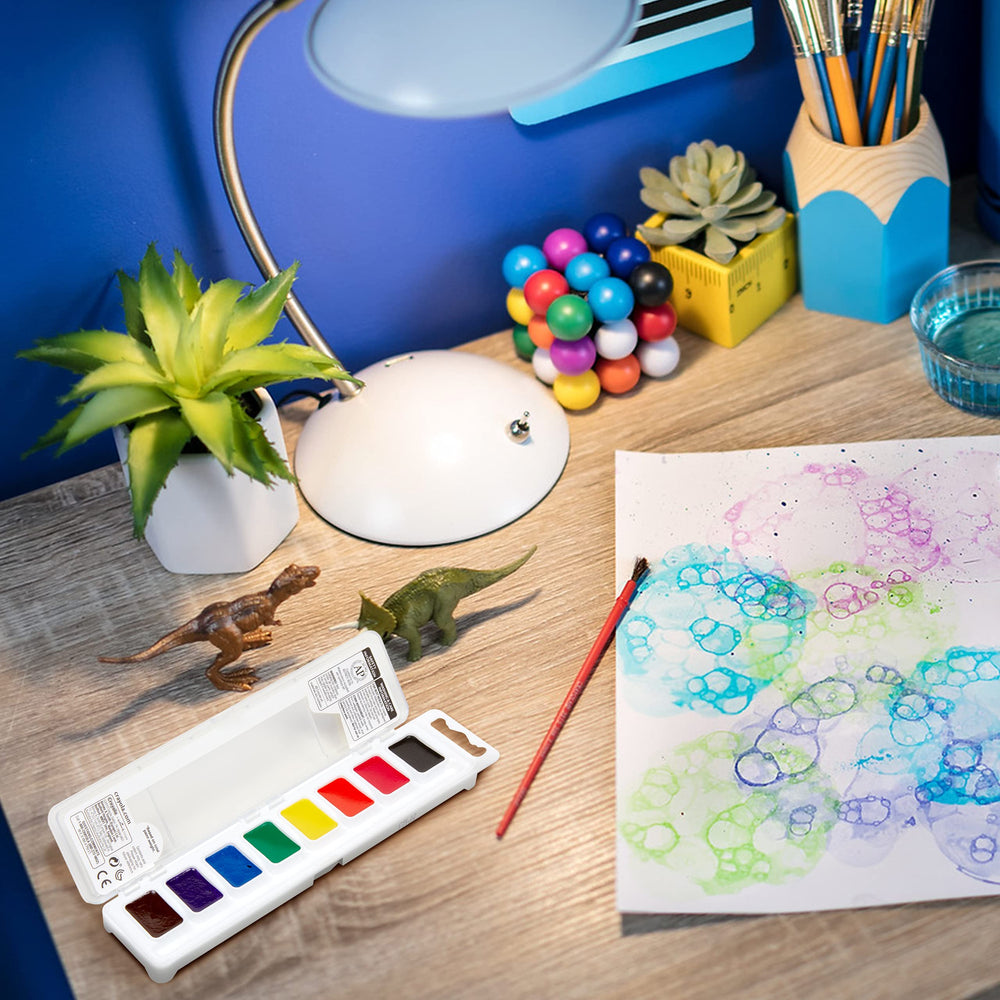 Washable Watercolors, Kids Paint Set, 8ct