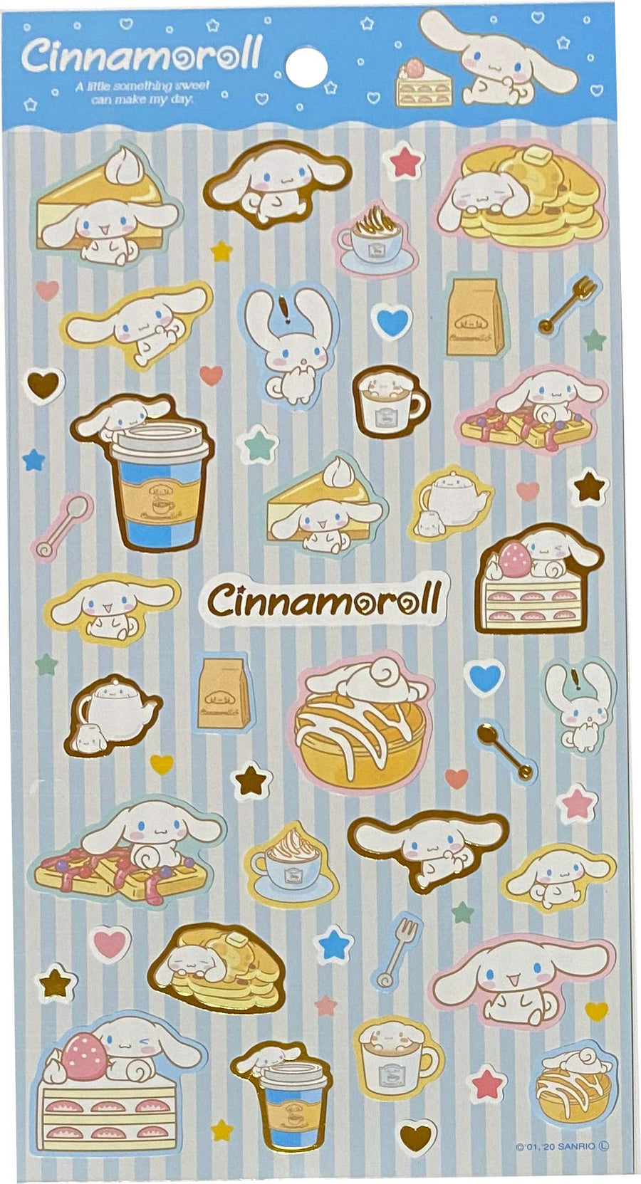 Sanrio Cinnamoroll Pet Sticker Seal 1 Sheets 46 Pcs Dec