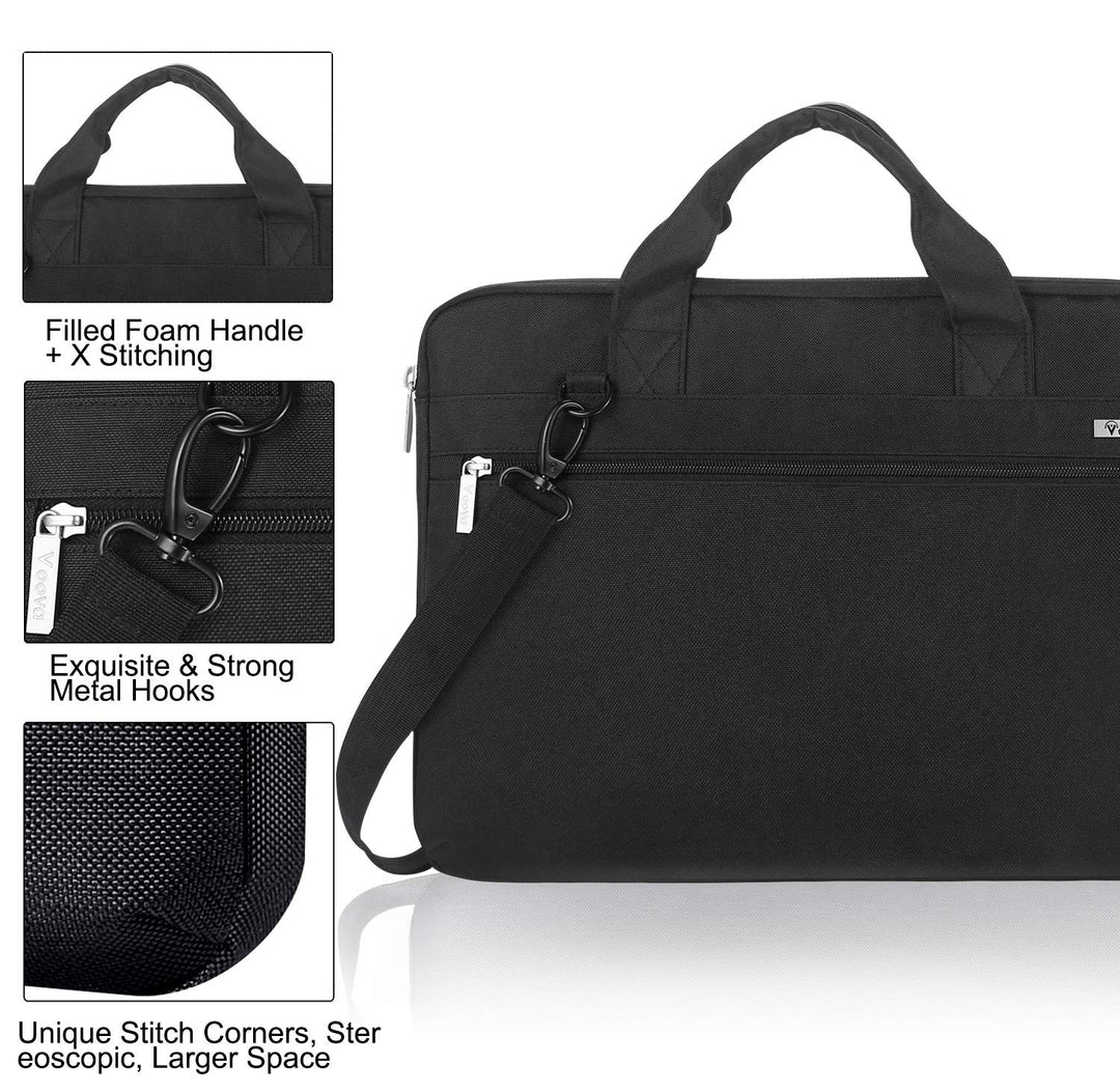 Voova Laptop Bag Carrying Case 17-17.3 Inch for Women, 