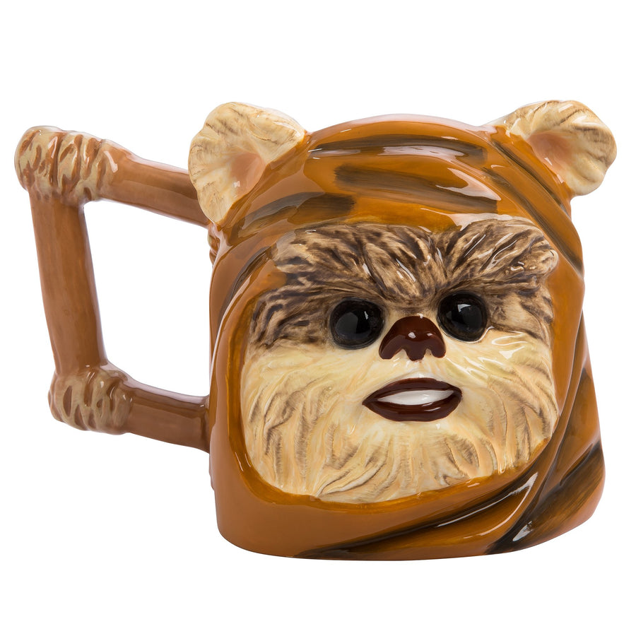Star Wars Ewok Head Shaped Ceramic Soup Coffee Mug Cup, 20 Ounce