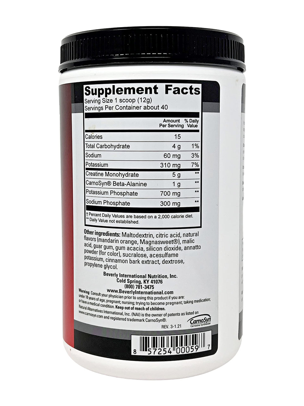 Creatine Select with Phosphates, 40 Servings. A Fail-Proof Creatine Monohydrate Formula. Boost Muscle Size, Strength, Endurance and Recovery. for Men and Women. Tastes Like Tang