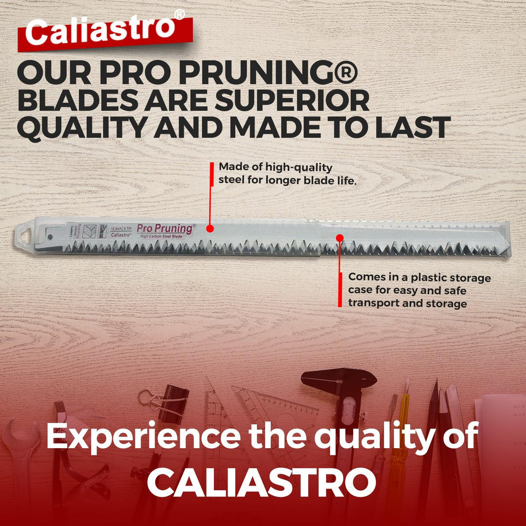 12-Inch Wood Pruning Saw Blades for Reciprocating/Sawzall Saws - 5 Pack