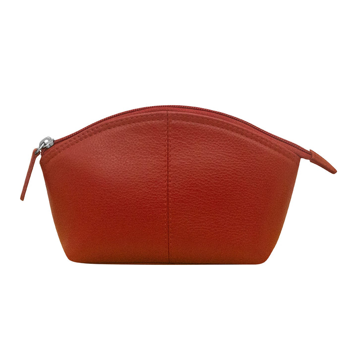 Leather Cosmetic Make-up Case (Red)