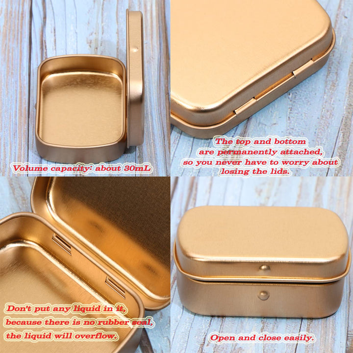 Mini Skater Small Metal Portable Storage Box, Mini Rect