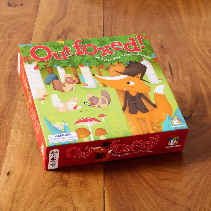 OUTFOXED, A CLASSIC WHO DUNNIT GAME FOR PRESCHOOLERS, 4 players