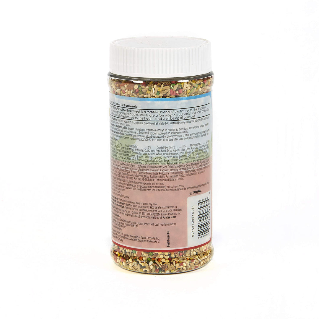 Fiesta Tropical Fruit Treat For Pet Parakeets, 11 oz Jar