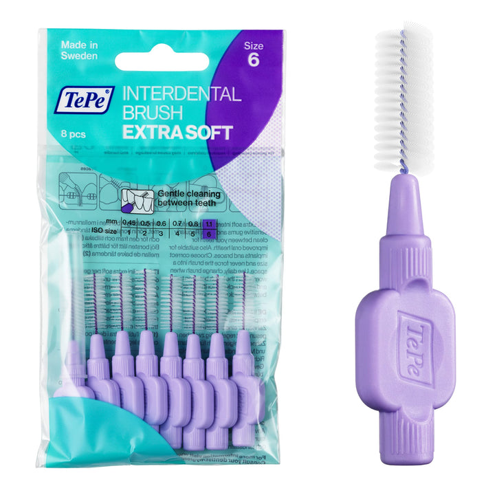 Tepe Extra Soft Interdental Brushes Purple