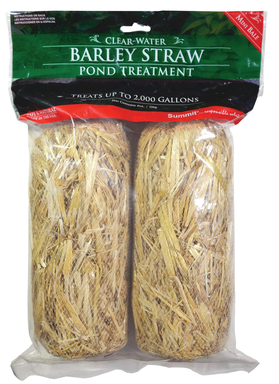 Clear-Water Barley Straw Pond Treatment, 2-Pack, Treats upto 2000 Gallons, 1000 Gallons per Bale