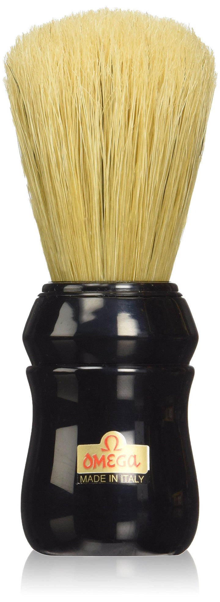 Omega Pure Bristle 10049 Shaving Brush, Black