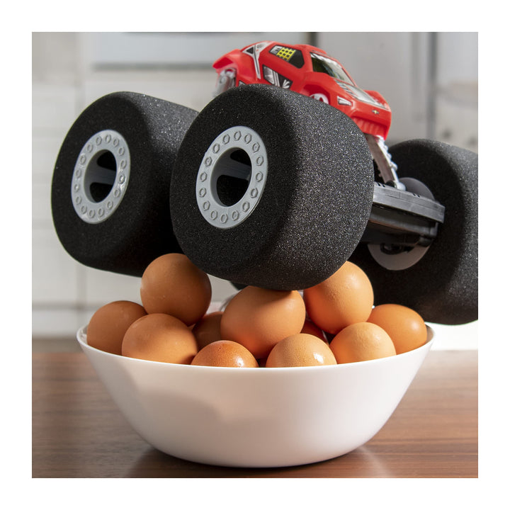 Super Soft, Stunt Shot Indoor Remote Control Stunt Vehicle with Soft Wheels, for Kids Aged 5 and up