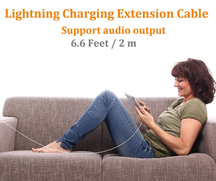 DESOFICON iPhone Charger Extension Cable Compatible for