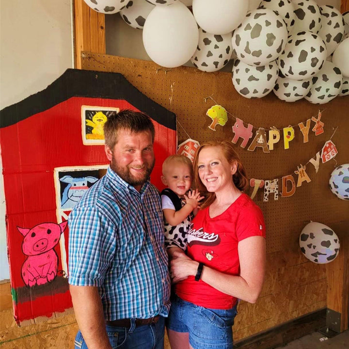 Luxury Farm Animals Birthday Decoration Farm Animals Birthday Banner Farm Animals Party Supplies Cow Balloons for Animal Birthday