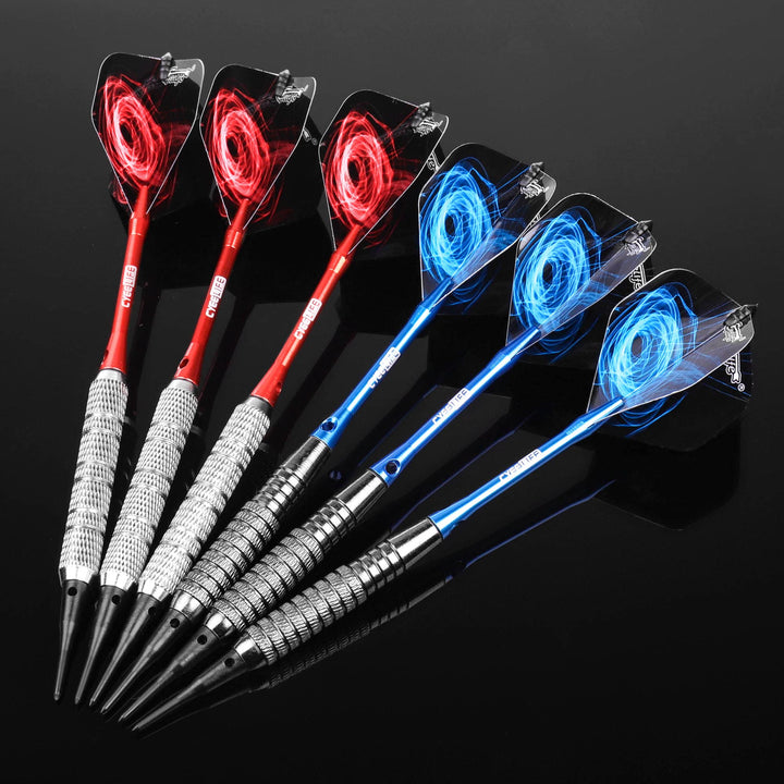 CyeeLife 18 Gram Soft tip Darts with 2Designs,4 Colors 