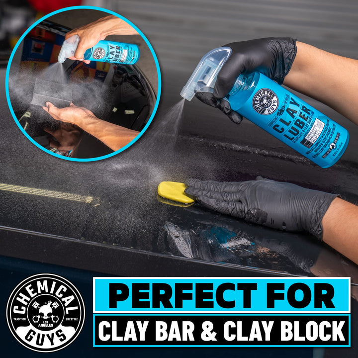 CLY_109 Light Duty Clay Bar and Luber Synthetic Lubricant Kit, 16 oz (2 Items), Blue