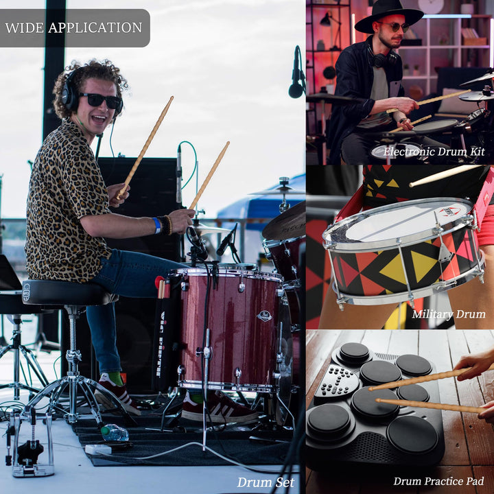 Drum sticks Wood Tip 7a drumsticks Maple 1 Pair drumstick