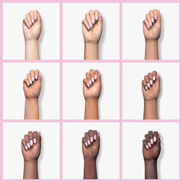 Soak Off U V LED Translucent Sheer Pink Gel Nail Polish - Clear Pink Nude (065) 10ml