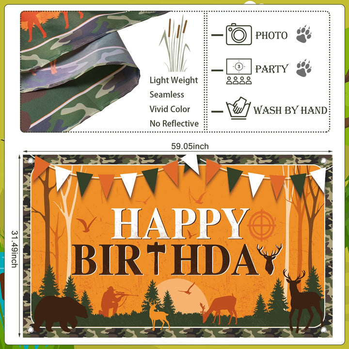 Hunting Birthday Party Supplies Gone Hunting Photograph