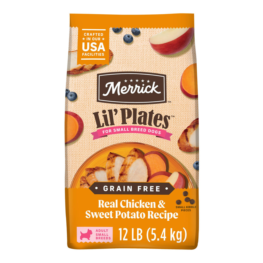 Lil’ Plates Premium Grain Free Dry Dog Food For Small Dogs, Real Chicken And Sweet Potato Kibble - 12.0 lb. Bag