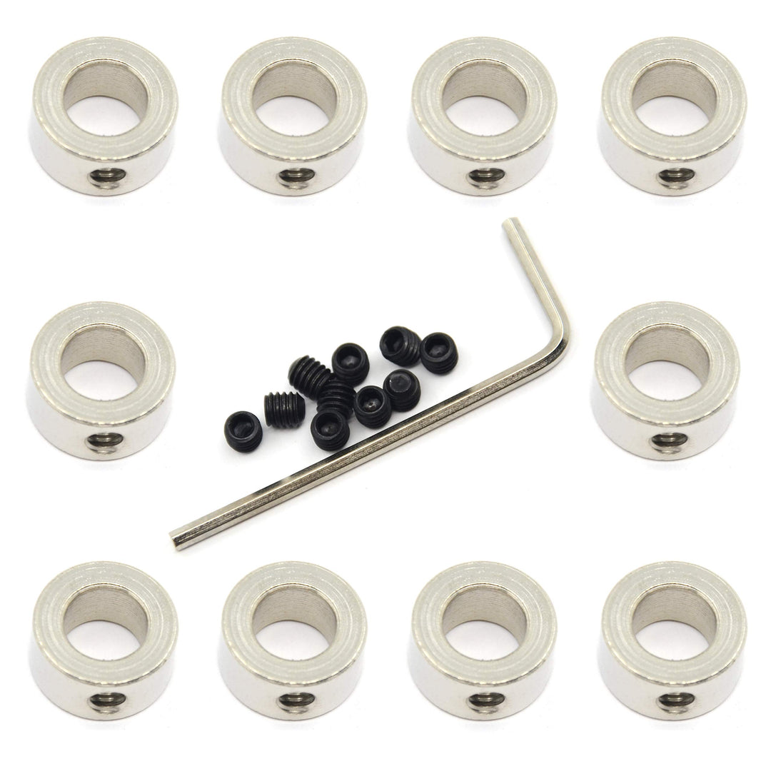 Befenybay 10 Pcs Lock Collar 8mm Shaft Lock Collar T8 L