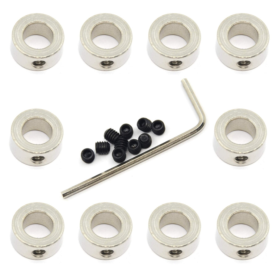 Befenybay 10 Pcs Lock Collar 8mm Shaft Lock Collar T8 L