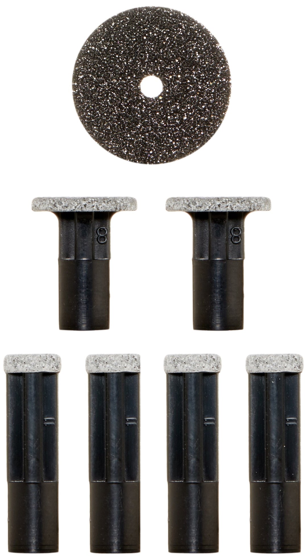 Personal Microderm Body Replacement Discs, Black for All Over Body and Feet