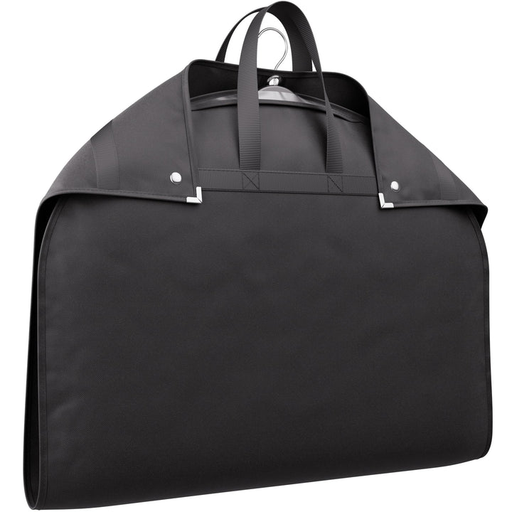 40inch Hanging Suit Garment Bag Travel Carrier Clothes Cover with Handles, Acid Free Breathable Dust Proof Material (1 Pack, Black)