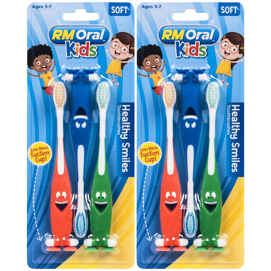 RM Oral Kids Healthy Smiles Suction Cup Soft Toothbrush