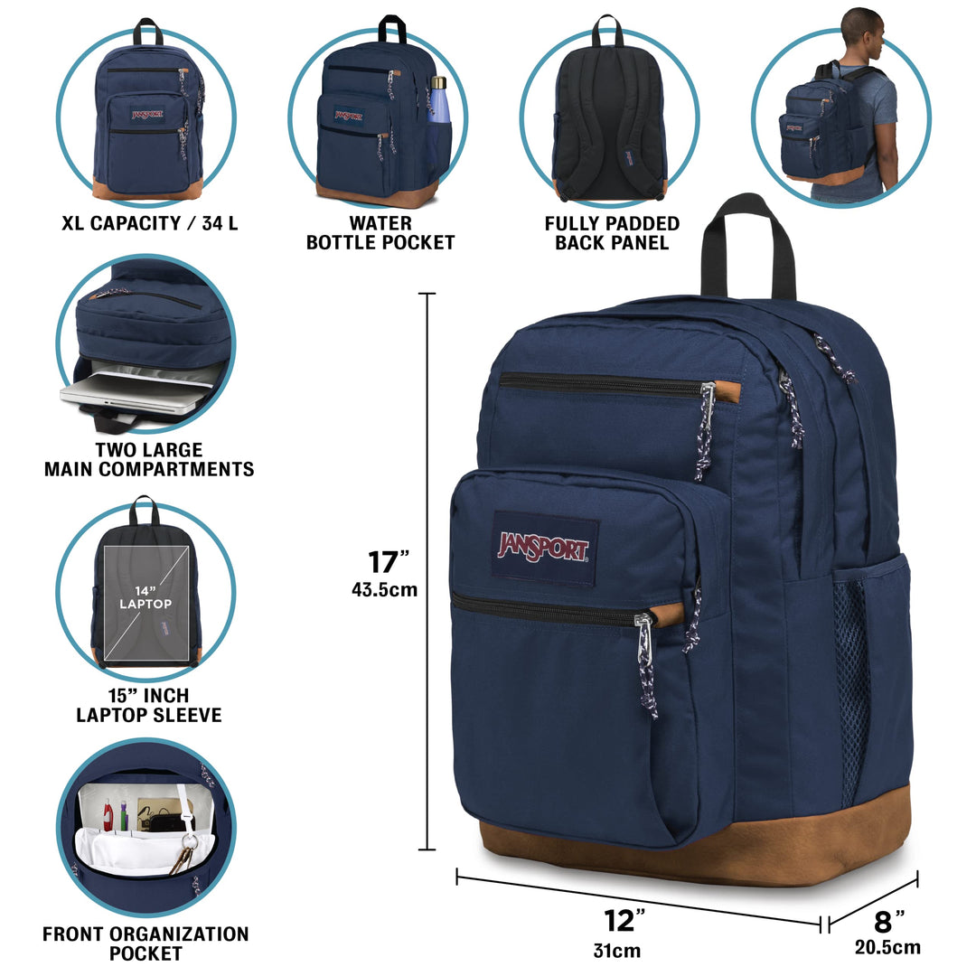 Jansport JS0A2SDD7S1 Cool Student Laptop Backpack Cocon