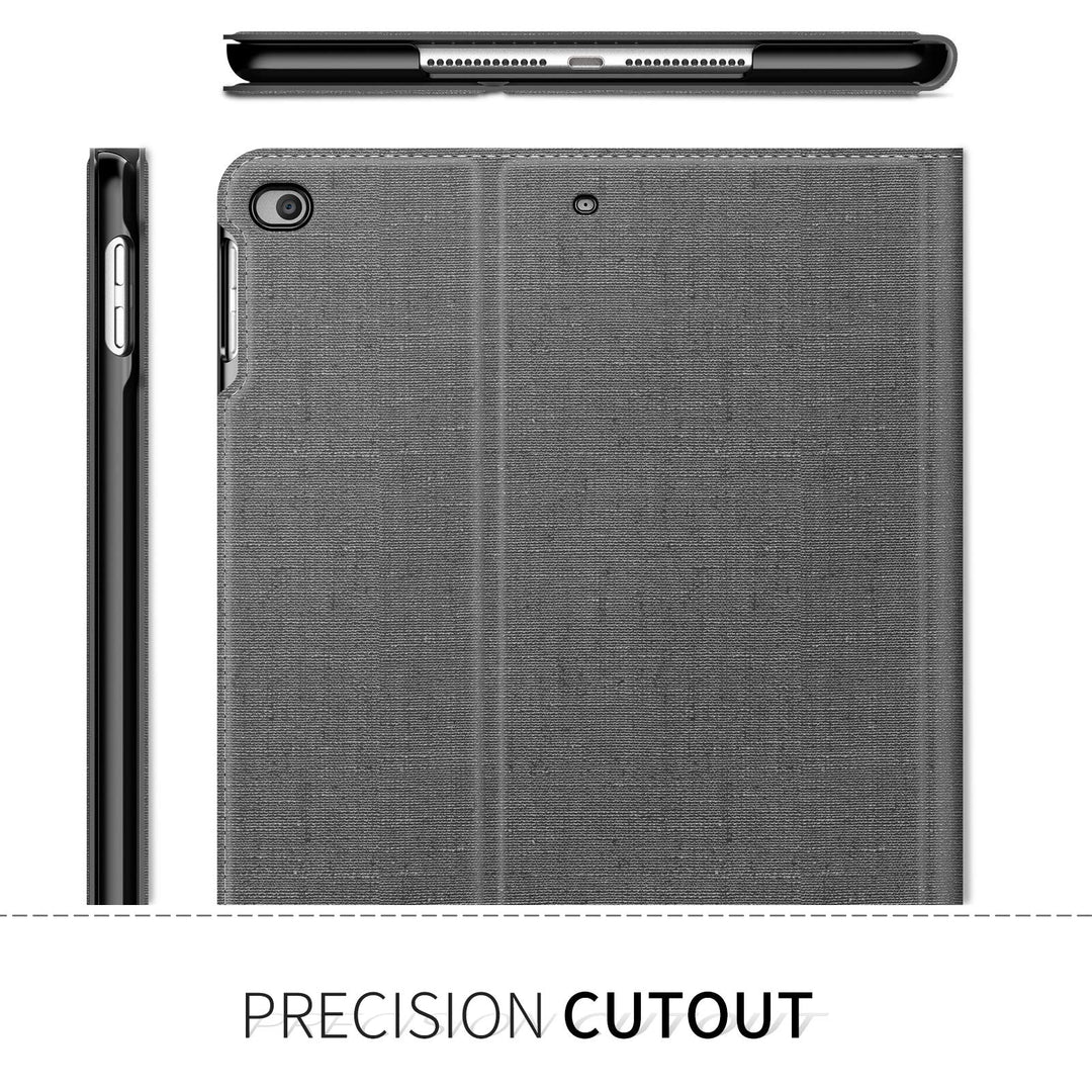 iPad 9.7 2018/2017, iPad Air 2, iPad Air Case, Multiple Angle Stand Cover Compatible with iPad 5th/6th Generation 9.7 inch (Auto Wake/Sleep), Gray