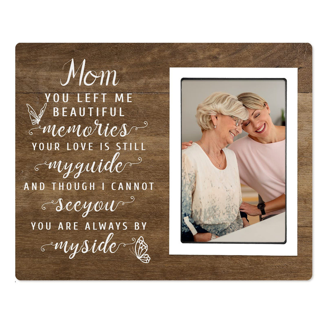 Memorial Gift for Loss of Mother- Mom Memorial Photo frame- Mother Bereavement Gifts, Sympathy Gift for Loss of Mom, Loss of Stepmom, Fit for 4”x6” Photo