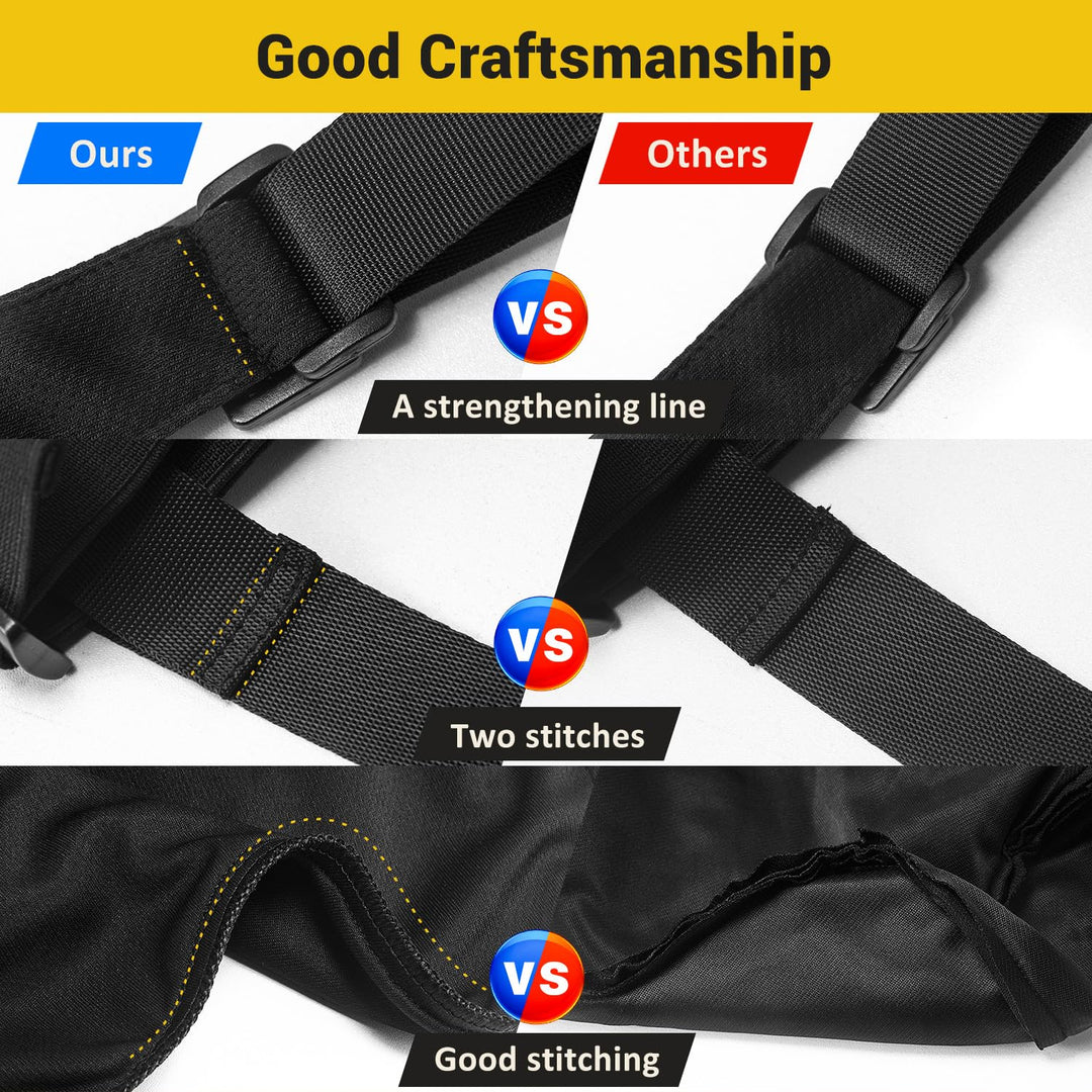 anzhixiu Car Neck Pillow for Driving- Memory Foam Car Pillow for Driving Seat for Cervical Support and Neck Pain Relief - T-Shaped Straps for Height Adjustment,Black